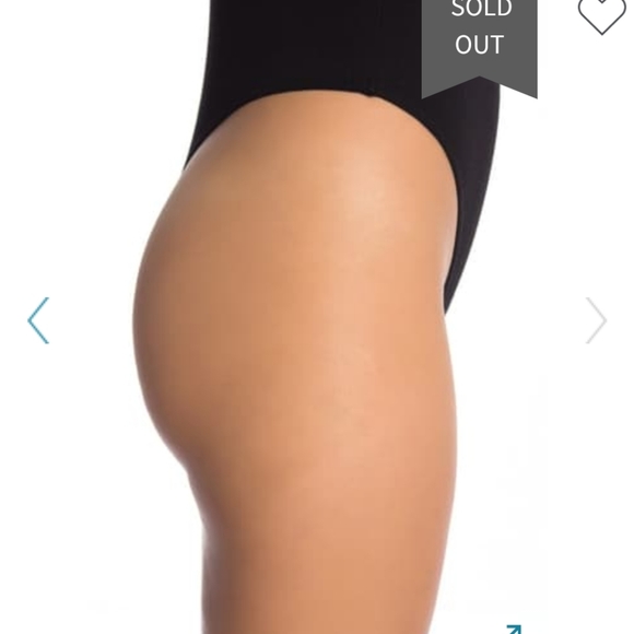 NWOT bp v meck ribbed thone bodysuit - Picture 3 of 10